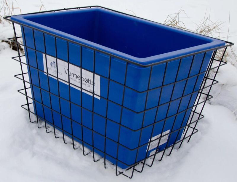 Varmebalje 60 liter inkl. omformer - Blå