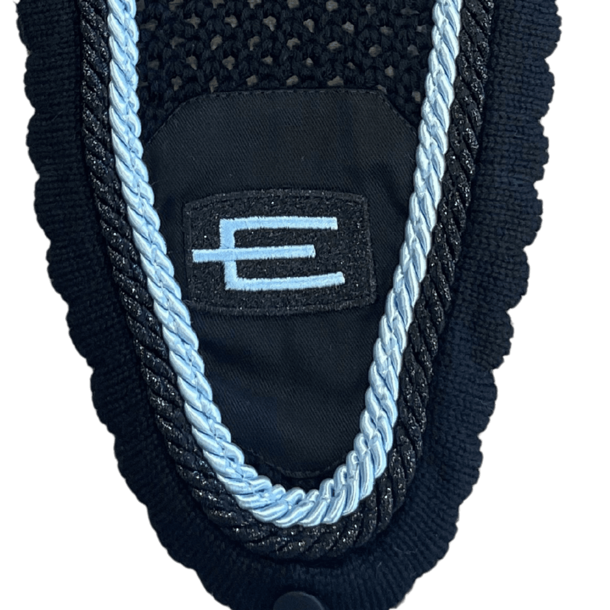  Ruben Soundless E - Logo Ørehette - Black/Lightblue 