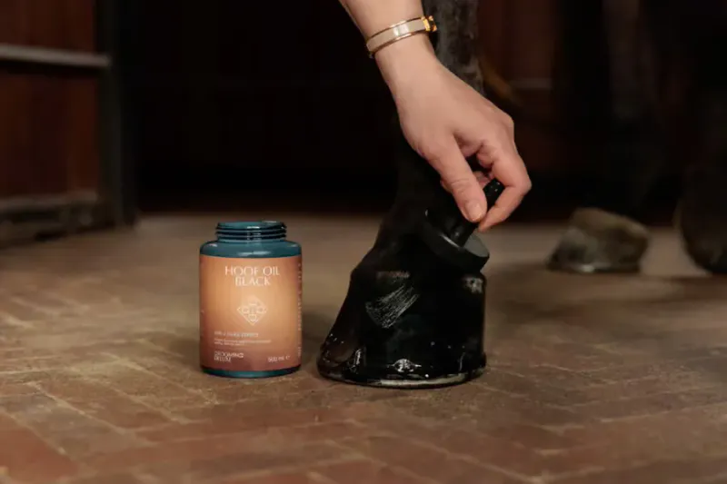 Grooming Deluxe Hoof Oil Shine Black