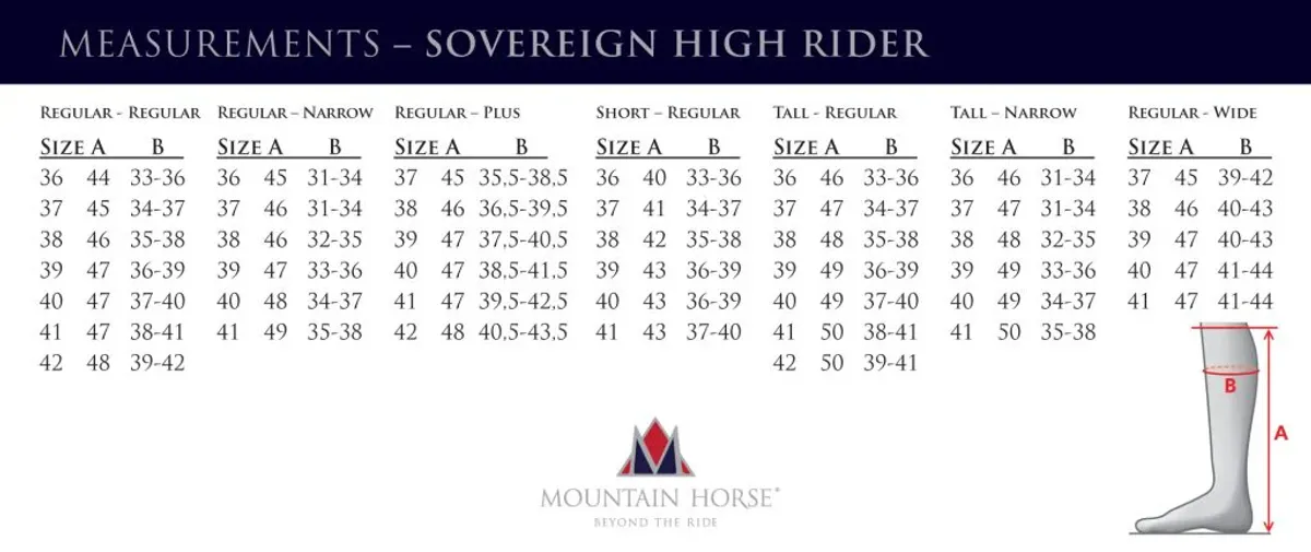 Mountain Horse Sovereign High Rider Sort