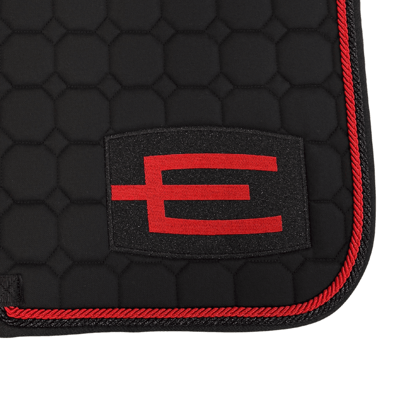 E- Logo Sprang Schabrak Sort/Rød 
