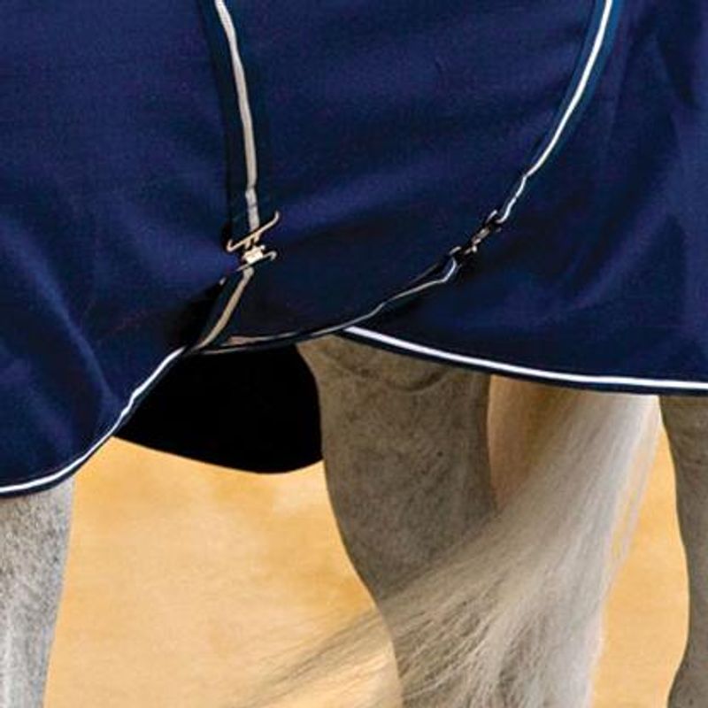 Rambo Stable Sheet med Microfiber innside 0gr - Navy/Navy & White
