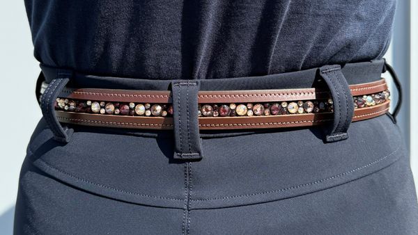 Hovedbilde SE Design Perlebelte Brun