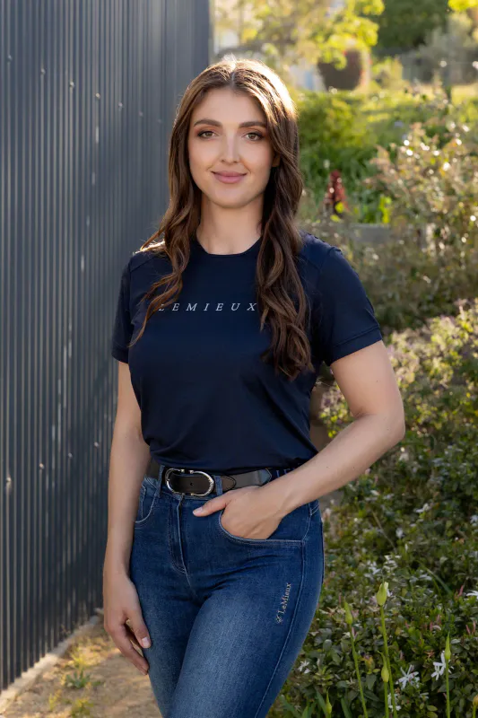 LeMieux Sport T-Skjorte - Navy 