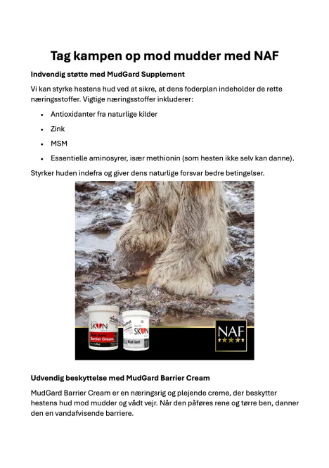 Hovedbilde NAF Mud Barrier Cream